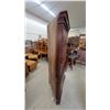 Image 5 : Gibbard Corner Dark Wood China Cabinet with Glass Doors and Lower Cabinets 77”×40”×22” lights up