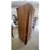 Image 6 : Gibbard Corner Dark Wood China Cabinet with Glass Doors and Lower Cabinets 77”×40”×22” lights up