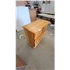 Image 2 : Pine Wood Dresser with 6 Drawers and White Knobs 33”×33”×17”