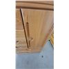 Image 4 : Oak Dresser with 5 Drawers and Cabinet Door 52.6”×33.6”×16”