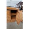 Image 8 : Oak Dresser with 5 Drawers and Cabinet Door 52.6”×33.6”×16”