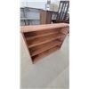 Image 4 : Four-Tier Wooden Bookcase 35”×46”×10”