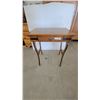 Image 1 : Antique Oak Writing Desk with Drawer and Cabriole Legs 30”×18”"×26”