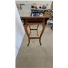 Image 5 : Antique Oak Writing Desk with Drawer and Cabriole Legs 30”×18”"×26”