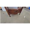 Image 4 : French Provincial Style End Table with Drawer and Lower Shelf 26”×22”×14”