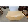 Image 2 : Light Woodgrain Two-Door Cabinet and Two-Drawer Lateral File Cabinet 30”×18”×36”