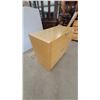 Image 3 : Light Woodgrain Two-Door Cabinet and Two-Drawer Lateral File Cabinet 30”×18”×36”