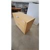 Image 4 : Light Woodgrain Two-Door Cabinet and Two-Drawer Lateral File Cabinet 30”×18”×36”