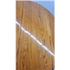 Image 5 : Round 1/4 cut oak Dining Table 29” High 48” diameter with 6 chairs including 2 captains
