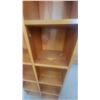 Image 5 : Tall Wooden shelf cabinet with 10 Cubbies 67.6”×12”×26.6”