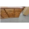 Image 4 : Oak Wood Dresser/buffet/ t.v stand 32”×69”×17.6”