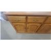 Image 5 : Oak Wood Dresser/buffet/ t.v stand 32”×69”×17.6”