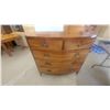 Image 1 : Serpentine Front Chest of Drawers with Brass Pulls 41”×41”×20”