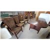 Image 1 : Dining Table 30”×72”×45 and 6 Upholstered Chairs