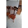 Image 2 : 4 Wooden Dining Chairs matching