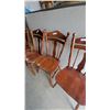 Image 3 : 4 Wooden Dining Chairs matching
