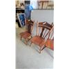 Image 4 : 4 Wooden Dining Chairs matching