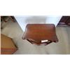 Image 3 : French Provincial Style Two-Tier End Table with Drawer 26”×22”×15”