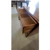 Image 4 : Three-Drawer Wooden Chest with Brass Pulls 30”×25”×16”