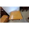 Image 10 : 3 pce set Oak Wood Cabinet 27”×48”×15” oak coffee table 16”×54”×20” oak end table 20”×27”×24”