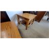 Image 8 : 3 pce set Oak Wood Cabinet 27”×48”×15” oak coffee table 16”×54”×20” oak end table 20”×27”×24”