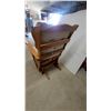 Image 3 : Wood Glider Rocker with Upholstered Seat and Back