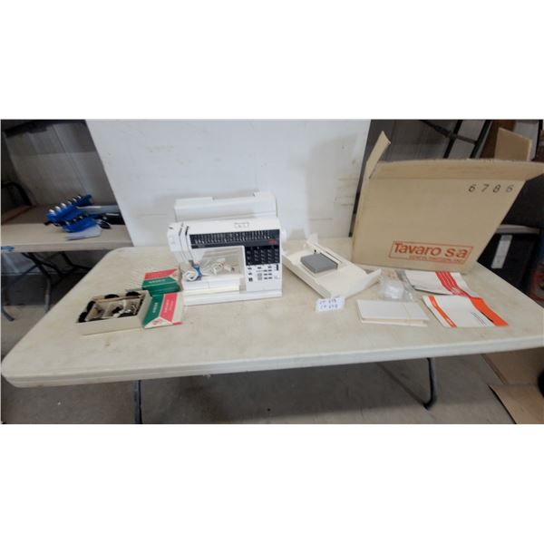 Elna 9000 Computer Sewing Machine, Singer Slant-O-Matic 503 Special Attachments