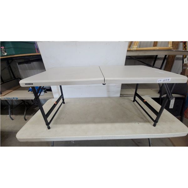 Lifetime Folding Tables, 24”×48”