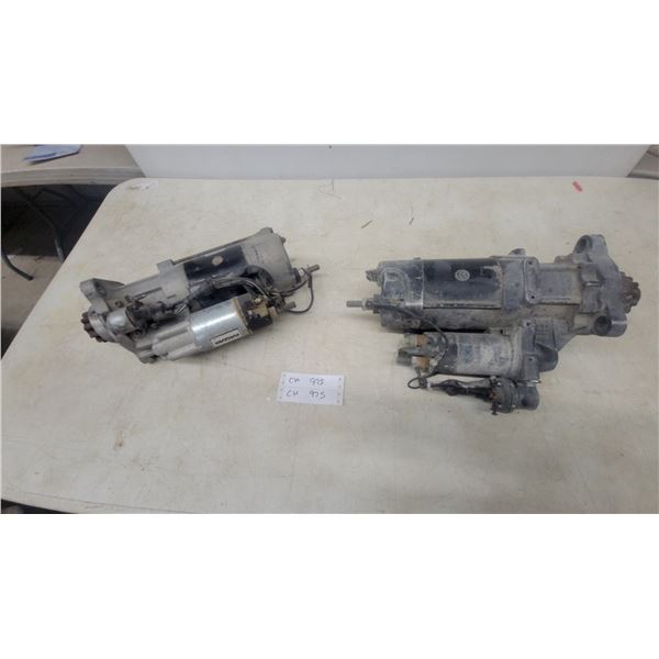 Two heavy truck Starter Motors
