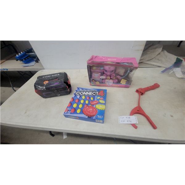 Dream Vision Kids 360 VR Headset, Connect 4 Game, Baby Alive Doll and Accessories