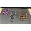 Image 3 : Fashion Jewelry, Beaded Necklaces, Faux Pearls, Chains, (12)