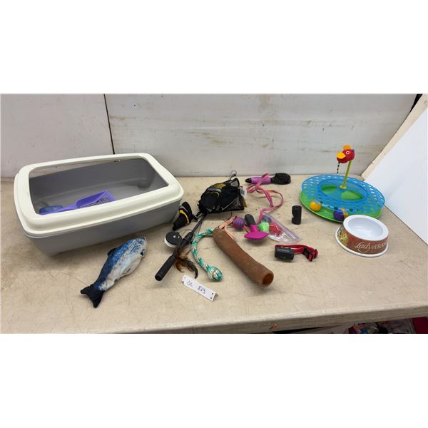 Cat Litter Box, Cat Toys, Grooming Brushes, Lady and the Tramp Bowl