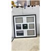 Image 2 : Black Multi-Opening Collage Picture Frames, Set of 2, 13 × 40 and 22 × 22”