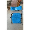Image 6 : Ford "Play It Cool" Collapsible Cooler Stool with Tag and 3 Fold up Lawn Chairs