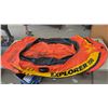 Image 2 : Intex Explorer 200 Inflatable Boat (Small hole on bottom, Pictured) and Connelly Performance Skis