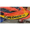Image 3 : Intex Explorer 200 Inflatable Boat (Small hole on bottom, Pictured) and Connelly Performance Skis