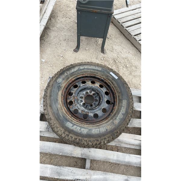 Goodyear Wrangler AT/S LT275/65R18 Tire and Steel Wheel