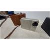 Image 5 : CBS Columbia Transistor Radio, Kodak Brownie Target Six-20 Camera, and Leather Case