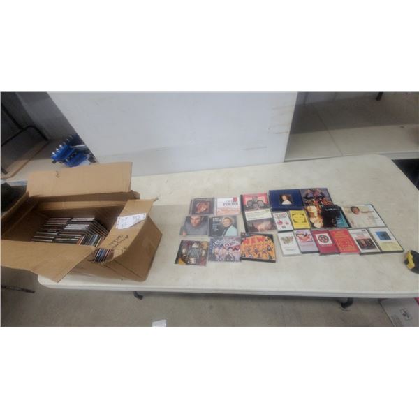 Music CD and Cassette Tape Collection: Celine Dion, The King Sisters, Bonnie Raitt