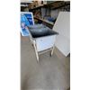 Image 2 : Vintage Galvanized Double Wash Tub on Stand, 2-Compartment, 33”×34”×21”
