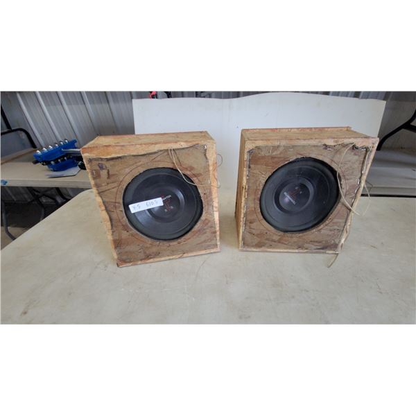MTX Audio Terminator TS5510-04 10” Subwoofers in Custom Wood Enclosures (2)
