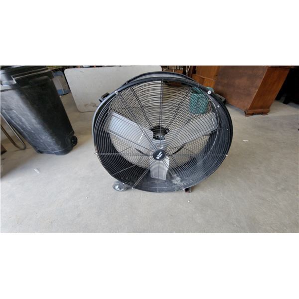 Comfort Zone 30” High Velocity Drum Fan, Model CZHV30, 120V AC 60Hz