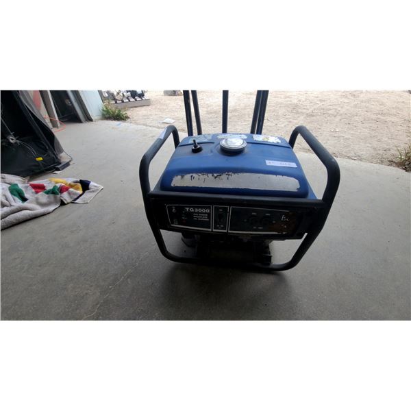 TG 3800 Portable Generator, 120V/240V AC, 20A/30A, and Wheels