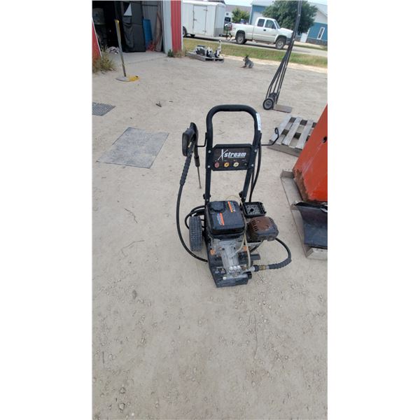 Xstream Commercial Gas-Powered Pressure Washer with Spray Gun, Hose, and Quick-Connect Nozzles