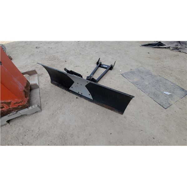 Snow Plow Blade and Mount, Black and Gray, 52” for quad