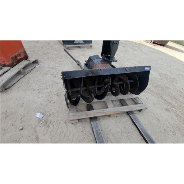 Snow Blower Attachment with Auger, Chute, for yard tractor 44”