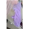 Image 6 : Vintage Peach and Lavender Tulle and Satin Lingerie and Nightgowns