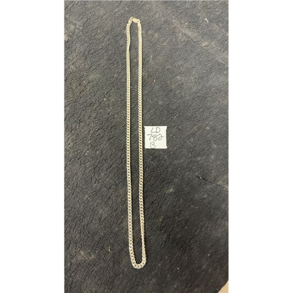 925S Cuban Link Necklace, Approx. 12” Long, Total Weight 32 Grams