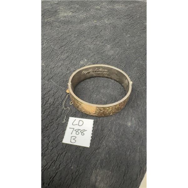 Birks Sterling Silver Bangle Bracelet, Total Weight 42 Grams