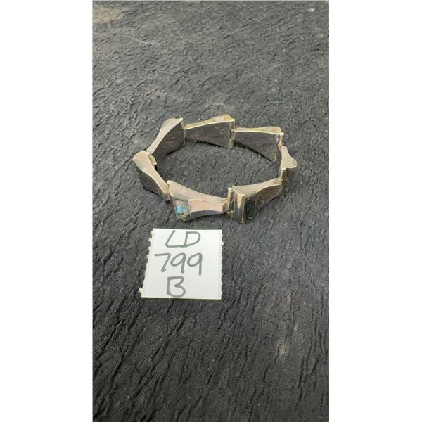 925S Panel Bracelet, Total Weight 19 Grams